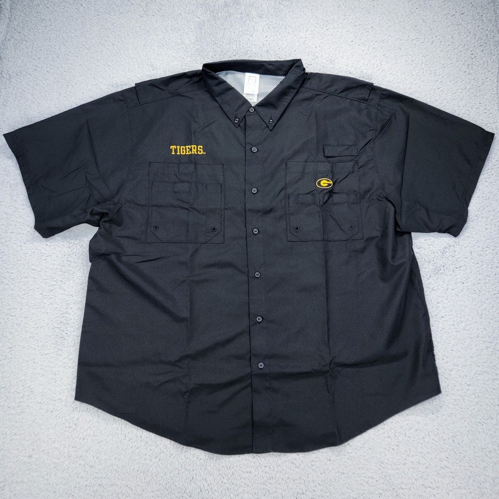 Grambling State Tigers Shirt Mens 2XL Black NCAA Football PROEDGE Fishing NEW